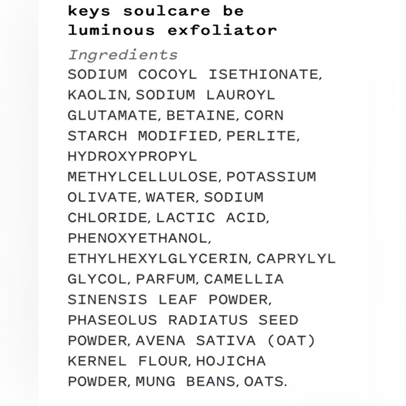 KEYS SOULCARE BE LUMINOUS EXFOLIATOR     NEW IN BOX - Picture 9 of 10